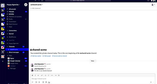 slack chat screenshot